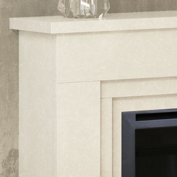 Elgin & Hall Wayland Marble Electric Fireplace Suite